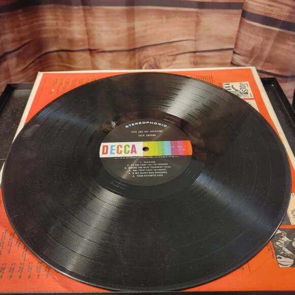 Vintage Vinyl Record " Jack Greene - You are My Treasure " Stereo [DL-74979] - Picture 4 of 4